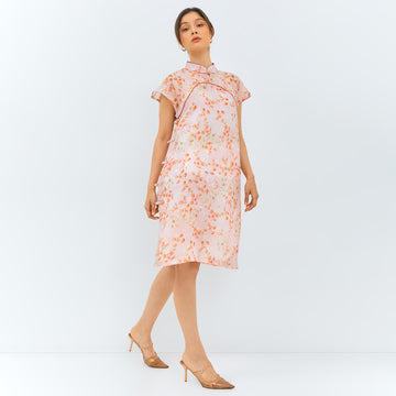 Blushing Pink Cheongsam Dress